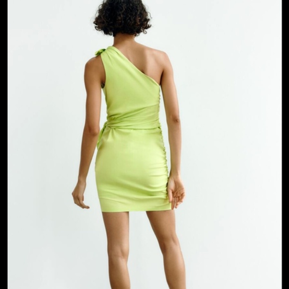 💚ASYMMETRIC MINI DRESS - Picture 7 of 9